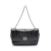 Pre-owned Leather balenciaga-bags Balenciaga Vintage , Black , Dames