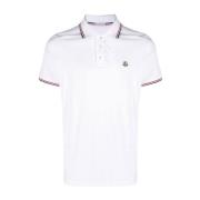 Witte T-shirts en Polos Moncler , White , Heren