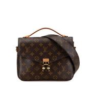 Pre-owned Canvas handbags Louis Vuitton Vintage , Brown , Dames