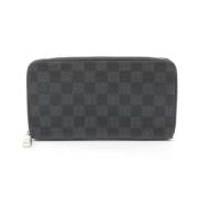 Pre-owned Canvas wallets Louis Vuitton Vintage , Black , Heren