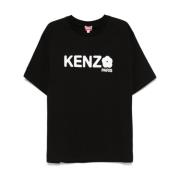 Zwarte T-shirts en Polos Kenzo , Black , Heren