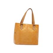 Pre-owned Leather handbags Louis Vuitton Vintage , Beige , Dames