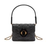 Kleine Rugverlichting Crossbody TAS Maliparmi , Black , Dames