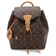 Pre-owned Canvas backpacks Louis Vuitton Vintage , Brown , Dames