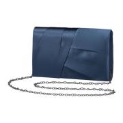 Effen Kleur Clutch Tas vera mont , Blue , Dames