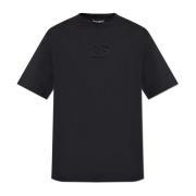 T-shirt met logo Dolce & Gabbana , Black , Heren