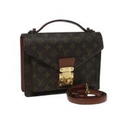 Pre-owned Canvas louis-vuitton-bags Louis Vuitton Vintage , Brown , Da...