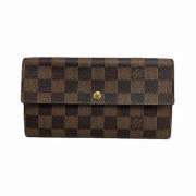 Pre-owned Canvas wallets Louis Vuitton Vintage , Brown , Dames