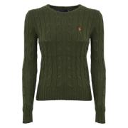 Groene Kabeltrui Polo Ralph Lauren , Green , Dames