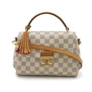 Pre-owned Canvas louis-vuitton-bags Louis Vuitton Vintage , Beige , Da...