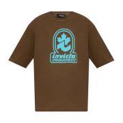 T-shirt capsule 'Invicta' Dsquared2 , Brown , Heren