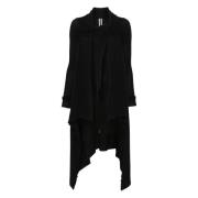 Geribbelde Gebreide Trui Rick Owens , Black , Dames