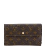 Pre-owned Canvas wallets Louis Vuitton Vintage , Brown , Dames