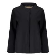 Jas met opstaande kraag en zakken Herno , Black , Dames