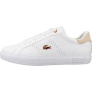 Dames Powercourt 2.0 Sneakers Lacoste , White , Dames