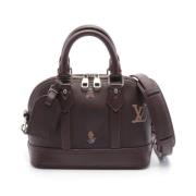 Pre-owned Leather handbags Louis Vuitton Vintage , Brown , Dames