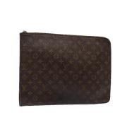 Pre-owned Canvas louis-vuitton-bags Louis Vuitton Vintage , Brown , Da...