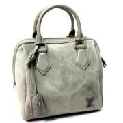 Pre-owned Suede louis-vuitton-bags Louis Vuitton Vintage , Gray , Dame...