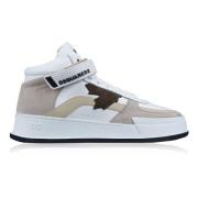 Hoge Top Heren Sneakers met Velcro Dsquared2 , Multicolor , Heren