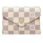 Pre-owned Fabric wallets Louis Vuitton Vintage , Beige , Dames