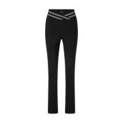 Cross-Over Slim-Fit Broek Marc Cain , Black , Dames