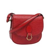 Pre-owned Leather louis-vuitton-bags Louis Vuitton Vintage , Red , Dam...