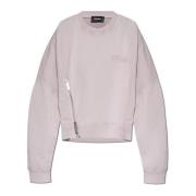 Sweatshirt met logo Dsquared2 , Purple , Dames