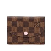 Pre-owned Canvas wallets Louis Vuitton Vintage , Brown , Dames