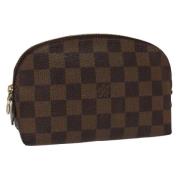 Pre-owned Canvas pouches Louis Vuitton Vintage , Brown , Dames