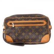 Pre-owned Fabric clutches Louis Vuitton Vintage , Brown , Heren