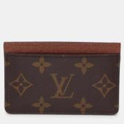 Pre-owned Coated canvas wallets Louis Vuitton Vintage , Brown , Dames