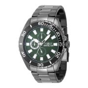 Pro Diver Kwarts Horloge Groene Wijzerplaat Invicta Watches , Gray , H...