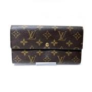 Pre-owned Canvas wallets Louis Vuitton Vintage , Brown , Unisex