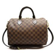 Pre-owned Canvas handbags Louis Vuitton Vintage , Brown , Dames