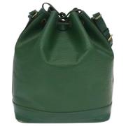 Pre-owned Leather louis-vuitton-bags Louis Vuitton Vintage , Green , D...