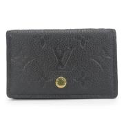 Pre-owned Canvas wallets Louis Vuitton Vintage , Black , Dames