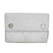 Pre-owned Leather wallets Louis Vuitton Vintage , White , Unisex