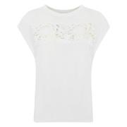 Wit Bloemen T-shirt en Polo Set Twinset , White , Dames