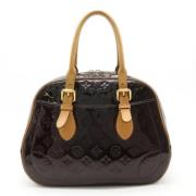 Pre-owned Leather handbags Louis Vuitton Vintage , Brown , Dames