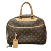 Pre-owned Canvas handbags Louis Vuitton Vintage , Brown , Dames