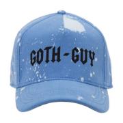 Goth Guy Baseball Cap Fibbia Dsquared2 , Blue , Unisex