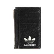 Pre-owned Leather wallets Balenciaga Vintage , Black , Heren