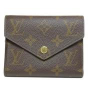 Pre-owned Canvas wallets Louis Vuitton Vintage , Brown , Dames