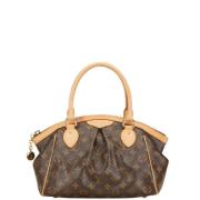 Pre-owned Canvas handbags Louis Vuitton Vintage , Brown , Dames