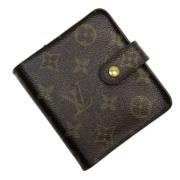 Pre-owned Canvas wallets Louis Vuitton Vintage , Brown , Dames