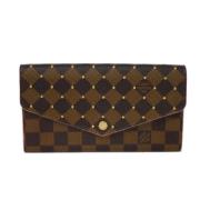 Pre-owned Canvas wallets Louis Vuitton Vintage , Brown , Dames