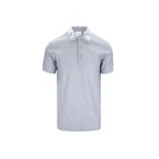 Grijze Polo Shirt met Logo Burberry , Gray , Heren