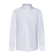 Witte Slim Fit Italiaanse Kraag Overhemd Dolce & Gabbana , White , Her...