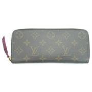 Pre-owned Fabric wallets Louis Vuitton Vintage , Gray , Dames