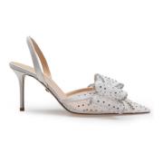 Kristal Mesh Slingback Hakken Mach & Mach , White , Dames